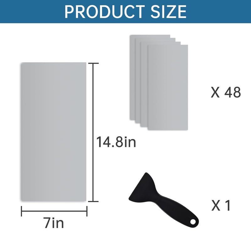 QIKSION 48 Sheets Puzzle Saver Sheets  Preserve 8 ? 1000 Puzzle Saver Peel and Stick  Puzzle Sticker Sheets No Stress & No Mess  Puzzle Glue Sheets and Frame to Preserve Your Finished 2000  1000  500 Puzzle - Image 2
